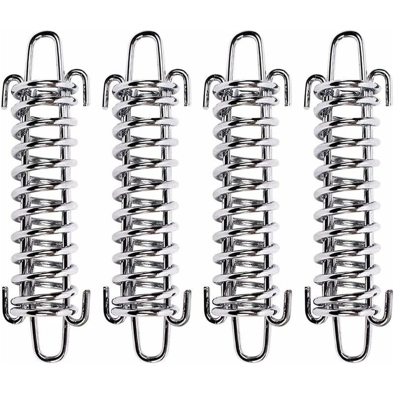 4 Stück Sonnensegel-befestigungsset, Spannfeder Aus Legierung, Robuste Sonnensegel-federschnalle, Robustes Sonnenschutz-segel-befestigungskit, Edelstahl-hardware-zubehör Für Camping, Picknick Und Wand