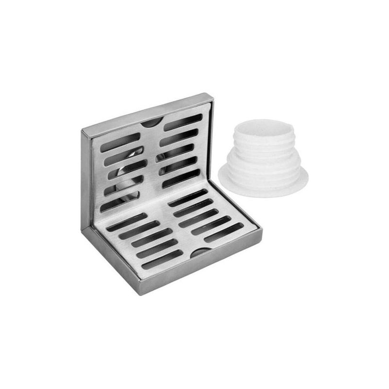 Eckiger Ablauf, L-förmiger Eckablauf, Seitlicher Edelstahl-ablauf, Rechter Seitenablauf, Für Küche, Balkon, Bad