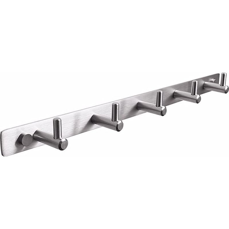 5 Wandhaken Aus Edelstahl Für Bademantel, Handtuch, Badezimmer, Wc, Kleider- Und Mantelaufhänger, Geschirrtuchhalter