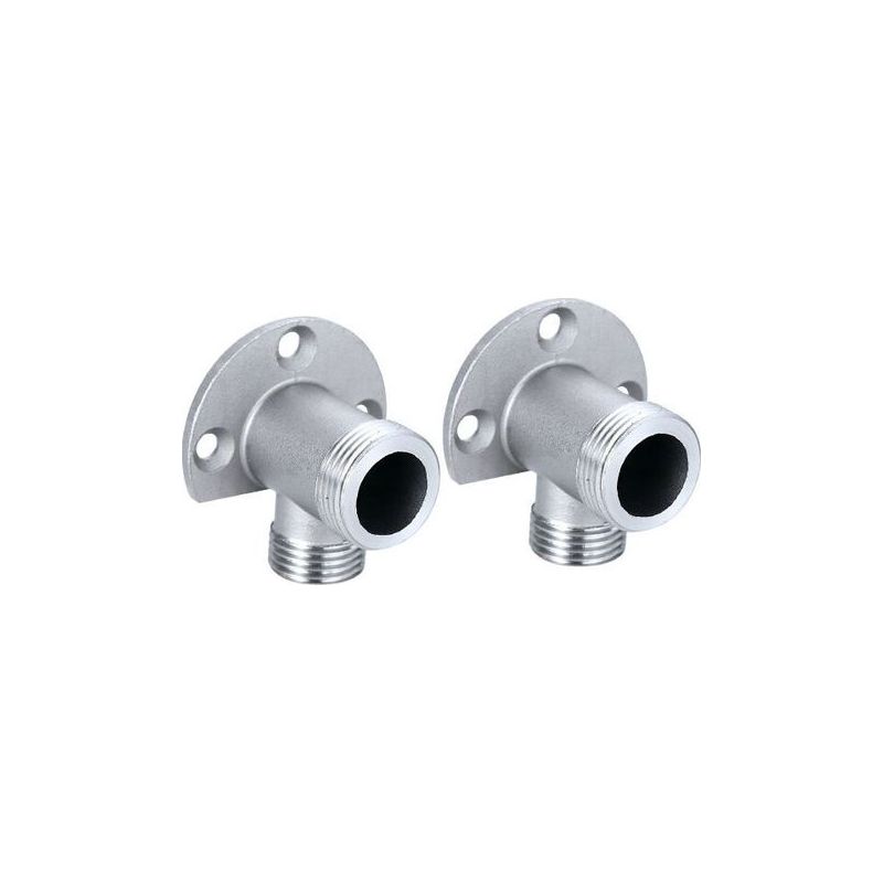 Installationsset Zum Anschluss Des Rohrs Für Sichtbare Armaturen. Außenduschesystem. Thermostatischer Mischer. Umwandlung Von Einbau- In Aufputzmontage
