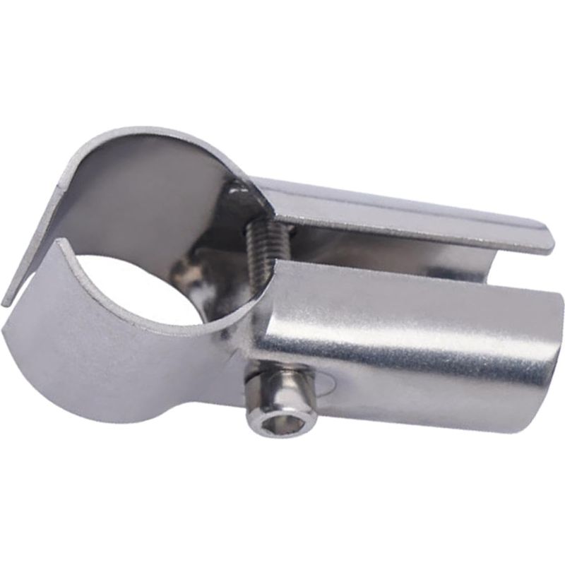 Edelstahl-rohrverbinder, Rohrverschraubung Mit Klemmring Für Rundrohre Mit 25 Mm Durchmesser, Blumenüberdachungen, Handläufe, Geländer, 2-wege
