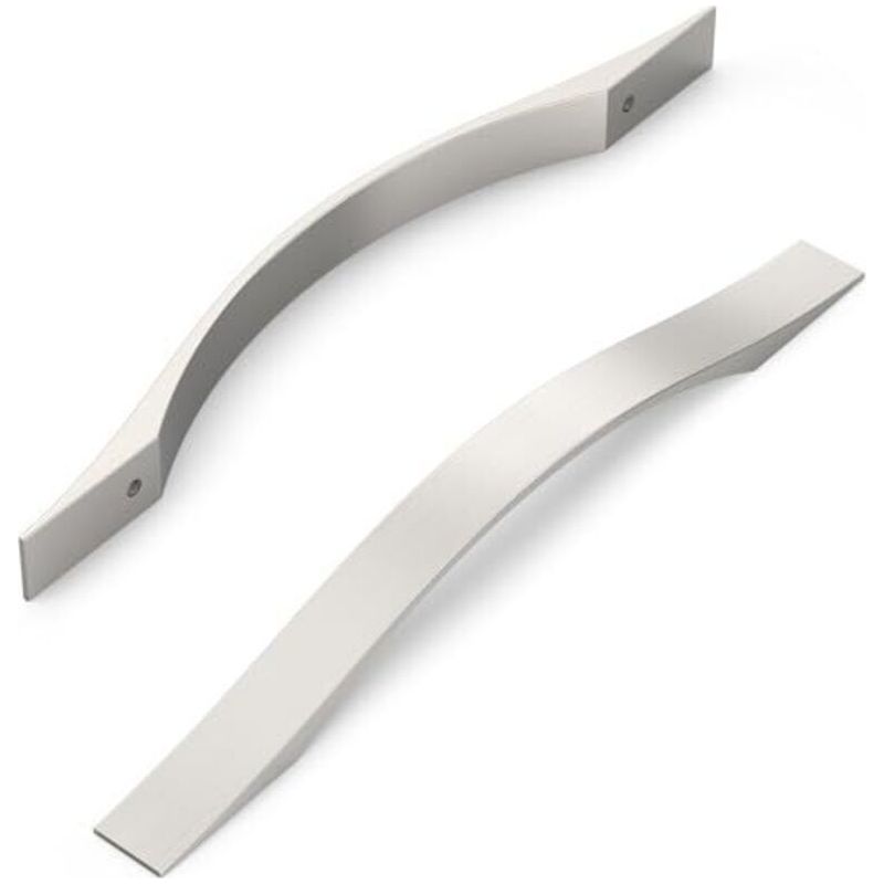 10er-pack Möbelgriffe, Gebürstet Satiniertes Nickel, Lochabstand 160 Mm, Für Küchenschränke, Schränke Und Schubladen.