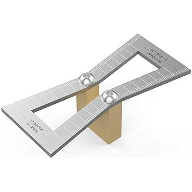 Schwalbenschwanz-markierwerkzeug, Führungswerkzeug Für Handgefertigte Holzschwalbenschwänze Mit Skala, Modellgrößen 1:5–1:6 Und 1:7–1:8 Für Die Tischlerei