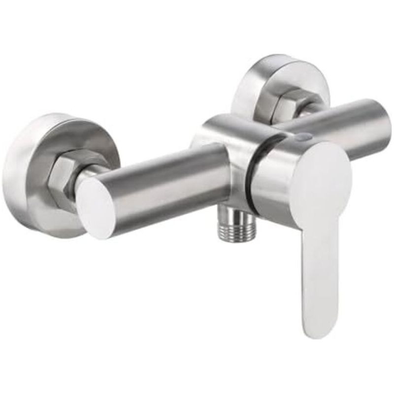 Einhebel-duscharmatur, Wandmontierte Duscharmatur Aus Edelstahl 304, Einhebel-duscharmatur Mit Montagezubehör, Wandmontierte Duscharmatur Für Badewanne