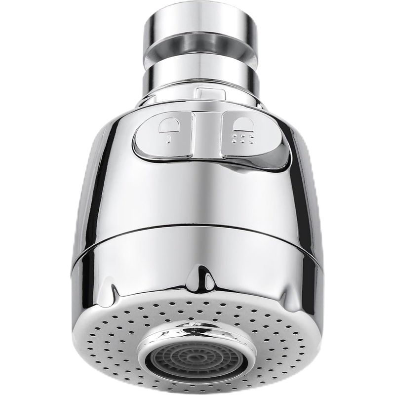 360° Drehbarer Wasserhahn-luftsprudler, Küchenarmatur-auslauf, Spüle Mit Verstellbarem Filter, Küchen-duschkopf, Silber