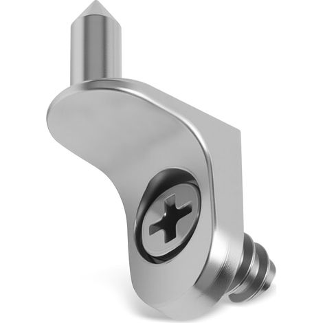 20er-set Regalträger Mit Stiften Und Schrauben, Regalhalter Für Schränke, Sichere Regalstützen 5 Mm, Regalzapfen Aus Vernickeltem Zamak