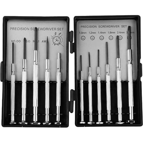 11-in-1 Präzisions-schraubendreher-set, Mini-schraubendreher Für Brillen, Uhren Und Die Reparatur Elektronischer Geräte