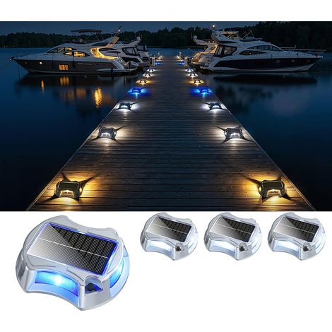 4er-set Solarleuchten Für Wege (mit Erdspießen), Wasserdichte Ip67-solarlampen, Ideal Für Wege Und Gärten