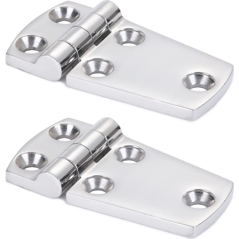 Materialträger Scharnierhalterung Stahl Extrem Robust Bootsscharnier Aus Edelstahl Schrank Plattform Scharnier Aus Edelstahl Marine Garage Sus316 2 Stück 38 Mm X 71 Mm