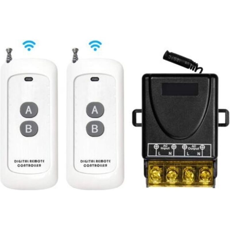 Drahtloser Fernschalter, Ac 110v/220v/230v/240v Rf-funkschalter, 433 Mhz Funkmodul-empfänger Für Wasserpumpen Und Sicherheitsindustrie
