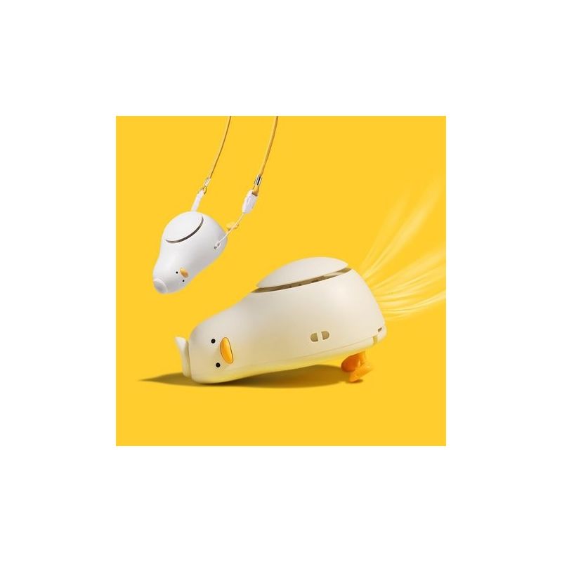 Tragbarer Ventilator, Halsventilator Mit Verstellbarem Band, Klingenloser Taschenventilator, Usb-aufladbarer Ventilator Mit 3 Windstufen Für Frauen, Kinder Und Den Außenbereich