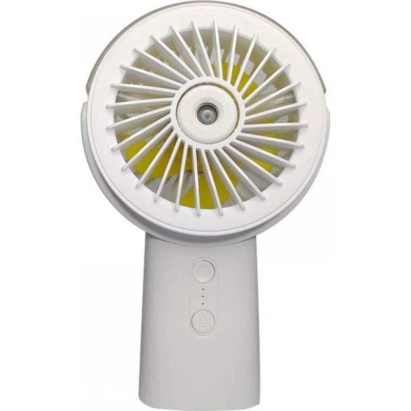 2-in-1 Mini Tragbarer Ventilator, Wiederaufladbar 4000 Mah, Leise Mit Vernebler, 3 Geschwindigkeiten, Faltbares Design Um 90°, Sprühventilator Für Büro, Outdoor, Reise, Blitzverkauf