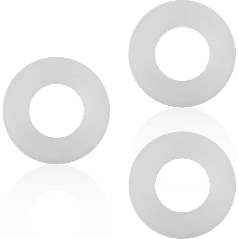 3er-pack Spülventil-dichtungen Kompatibel Mit Geberit, Dichtungsscheibe Aus Gummi Für Toilettenspülventil, Ersatzteilnummer 816.418.00.1 (weiß)