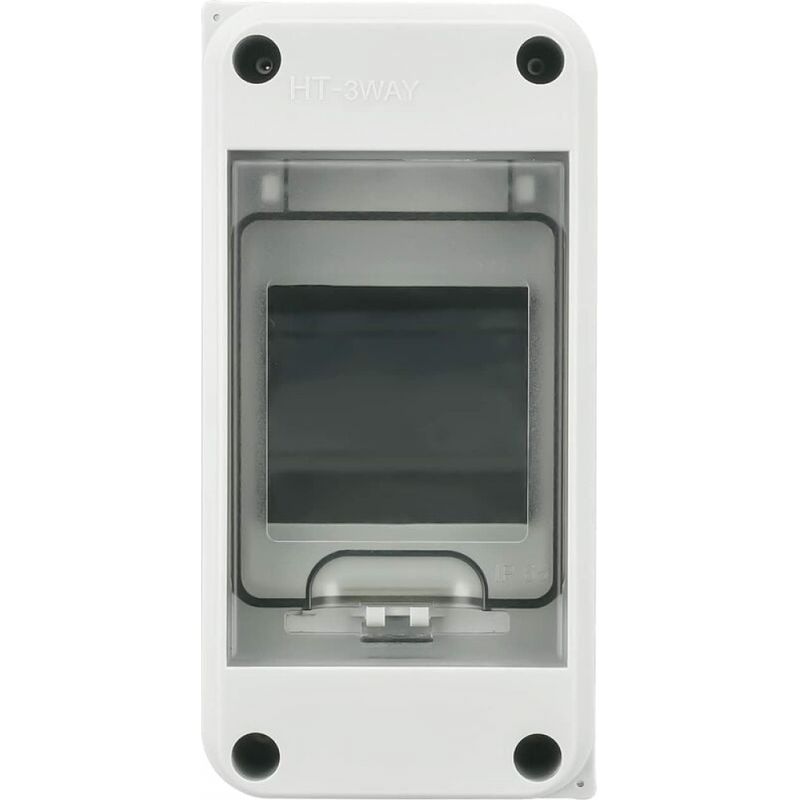 Wasserdichter Elektrischer Außenkasten Ip65, 3 Module, Oberflächenmontage Aus Abs-kunststoff, Wasserdichte Elektrische Außendose, Schaltschrank, Modulares Gehäuse Anschlussdose (3-wege)