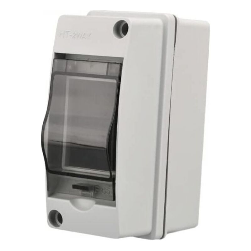 2 Module, Abs-oberflächenmontage-gehäuse Aus Kunststoff, Wasserdichter Externer Elektroschrank Ip65, Wasserdichtes Externes Elektrikgehäuse, Schaltschrank, Modulares Gehäuse, Anschlusskasten (2-wege)