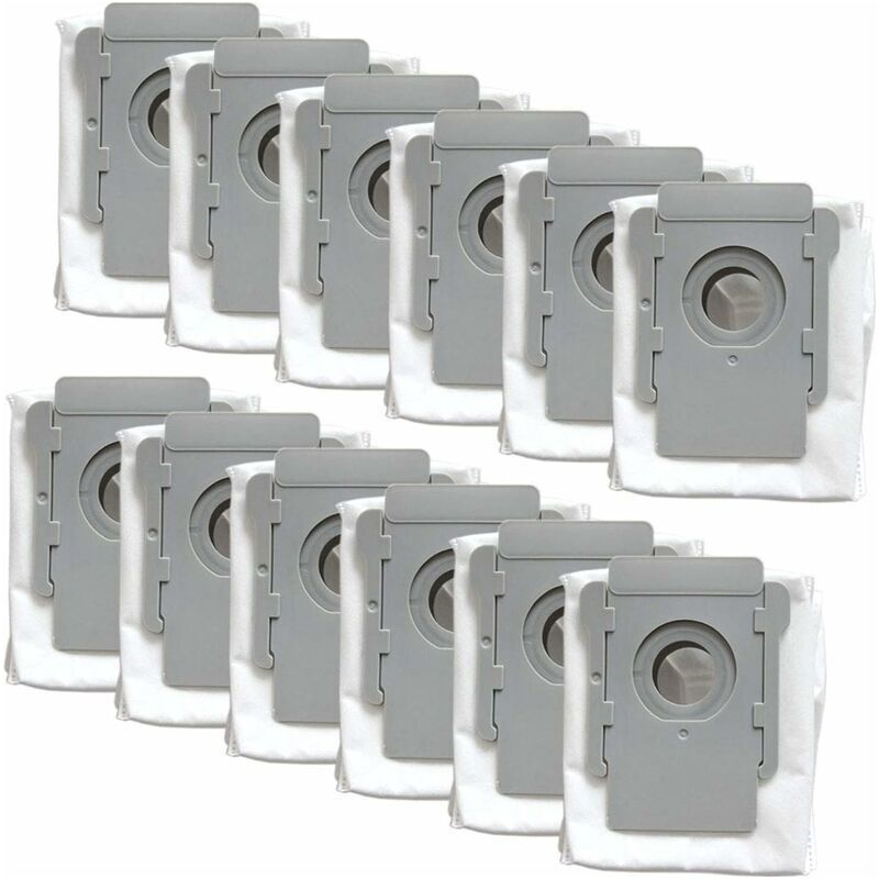 12er-pack Staubsaugerbeutel Für Irobot Roomba Saugroboter Der I7-serie - Kompatibel Mit I7 (7150), I7+ I7plus (7550), S9 (9150), S9+ S9 Plus (9550, 955020) Mit Basis Und Reinigungssystem.