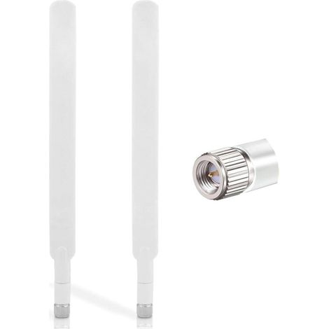 2 Stück Sma 4g Lte Antenne, Sma-stecker, Mobilfunk-wlan-antenne, 10 Dbi Hoher Gewinn, Router-antenne, Signalverstärker Für Huawei, Netgear, Zte 3g/4g Lte Router, Modem, Ip-sicherheitskamera