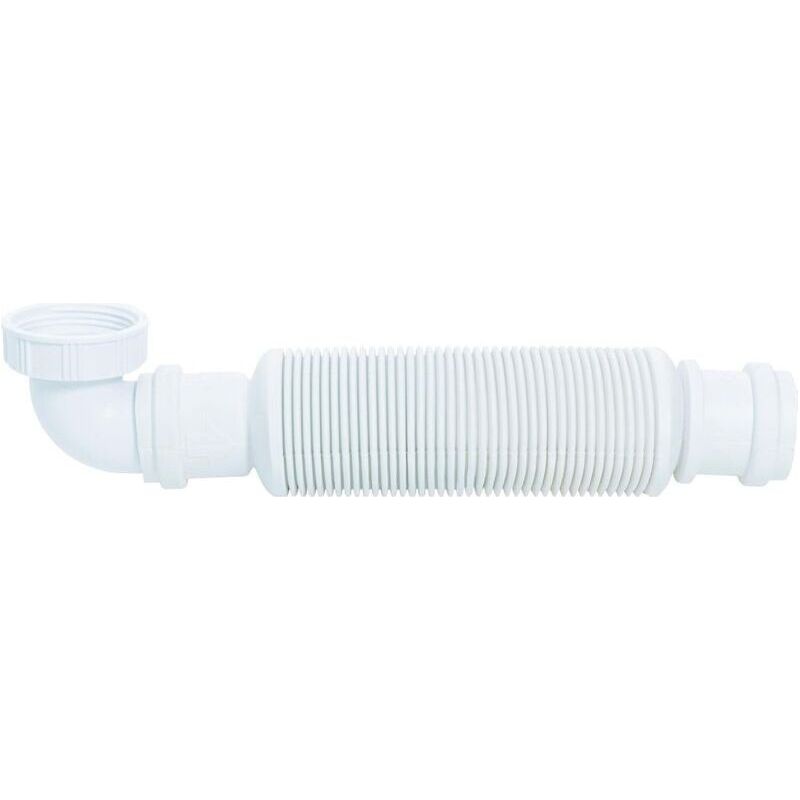 Waschbeckensiphon Aus Polypropylen D32 – Ultraflach 64 Mm – Abflussrohr 39,2 Mm – Einfache Installation Ohne Verschrauben