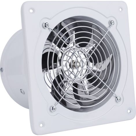 6-zoll-abluftventilator, Wandmontierter Lüfter, Leise Für Badezimmer, Garage, Küche, 40w, 220v, Luftstrom 600m³/h, Weiß