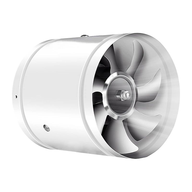 Einweg-abluftventilator, Mini-abluftventilator, Durchmesser 95 Mm, Länge 73 Mm, Weiß