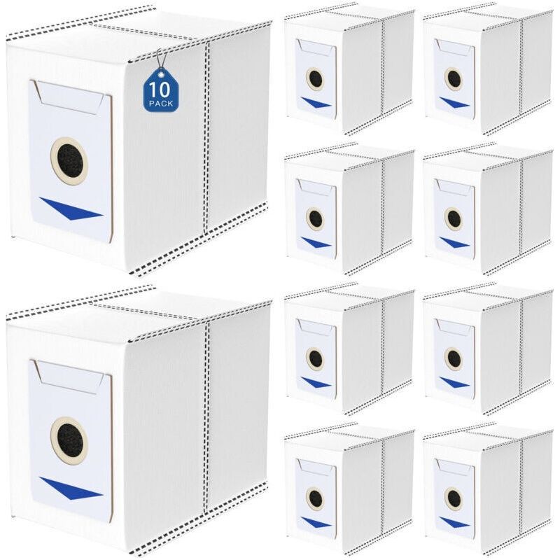 10 Staubbeutel Für Ecovacs Deebot T30 Pro Omni, T30 Omni Saugroboter Zubehör, 3,4l Große Kapazität Staubbeutel Ersatzteile
