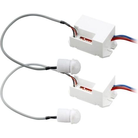 2er-set Einbau-infrarot-bewegungsmelder Ip65