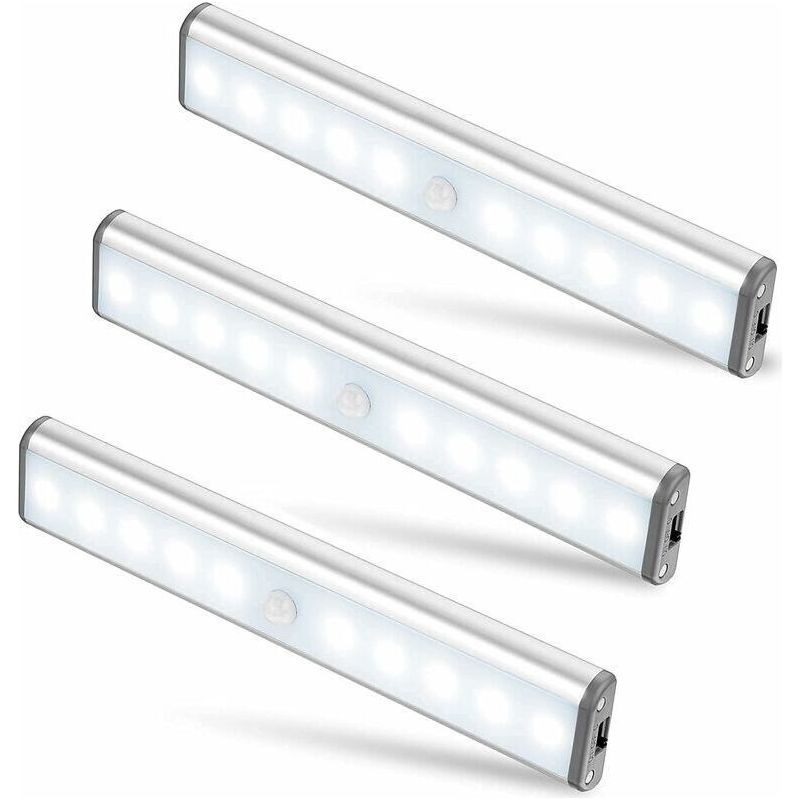 Lumière Led, Kabellos, Usb-aufladbar, Magnetisch, Mit Bewegungsmelder, 2 Lichtmodi, Tragbar. Schrankleuchten Tragbare Notleuchten Nachtlichter Für Kinder