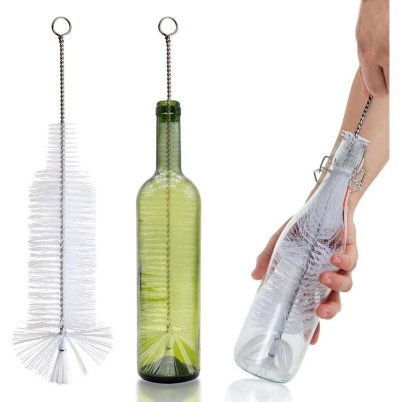 Flaschenbürste, Ideal Zum Reinigen Von Glasflaschen Mit Engem Hals, Weinflaschen, Bierflaschen, Sodawasserflaschen, Sprühflaschen Und Kombucha-flaschen