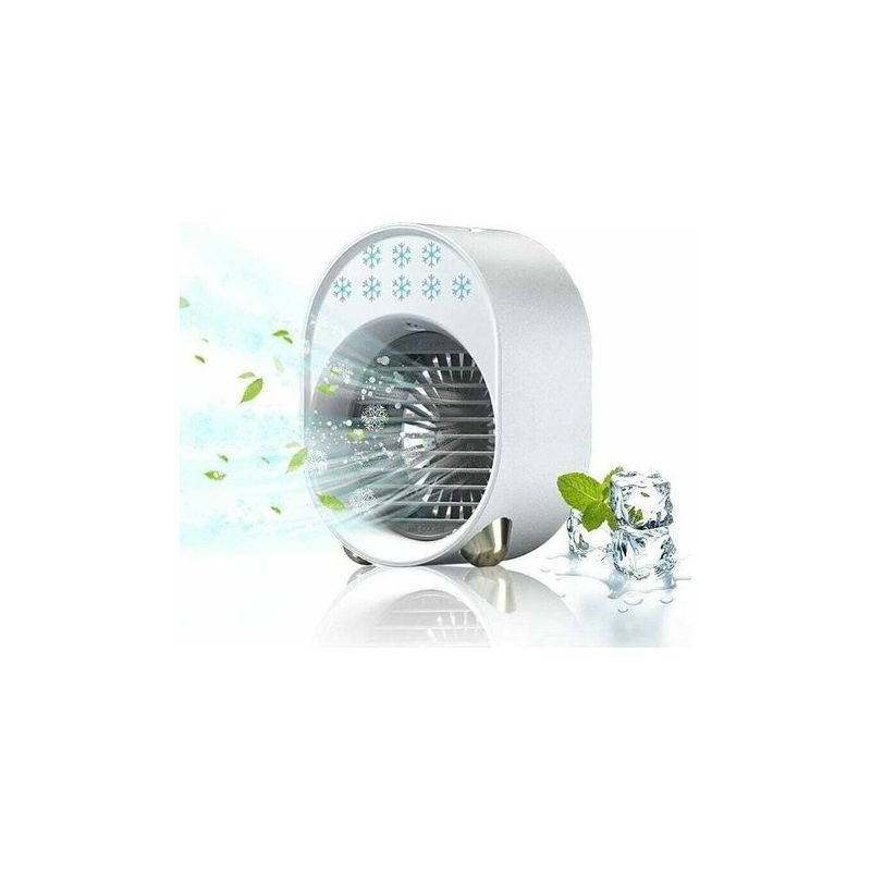 Mini-klimaanlage Mini Cooler Fan Tragbare Klimaanlage (weiß)