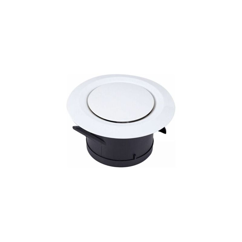 Vmc-mundstück Ø120mm – Verstellbares Abs-lüftungsgitter – Einfache Wand- Oder Deckenmontage – Ideal Für Bad Und Küche