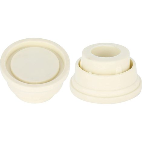 Gummi-schutzpuffer Für Poolleiter, Set Aus Zwei Weißen Schutzpolstern Für Schwimmbadleitern