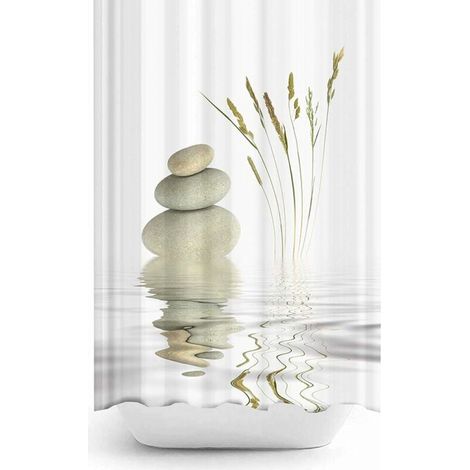 Duschvorhang 120x200 Cm Digitaldruck Modernes Design Wasserdichtes Polyester-gewebe Waschbar Schimmelresistent Mit Haken
