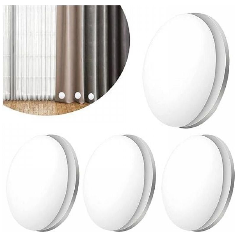 4er-set Magnetische Duschvorhang-gewichte, Robuste Duschvorhang-beschwerer Mit Magnet, Wasserdicht Für Vorhänge, Tischdecken, Duschvorhänge (weiß)