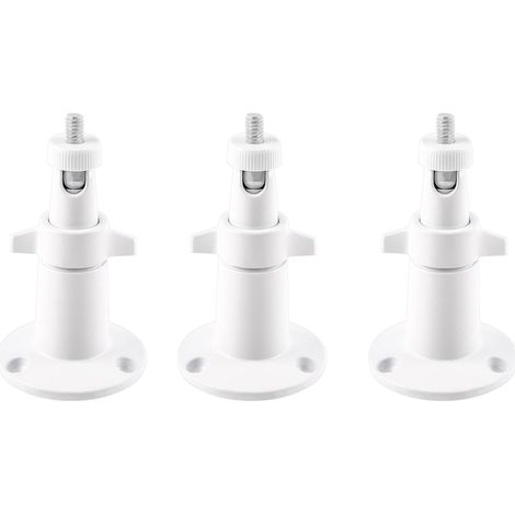 Satz Mit 3 Weißen Metall-wandhalterungen Für Intelligente Arlo-sicherheitskameras – Verstellbare Innen-/außen-halterung Für Arlo-kameras Und Andere Kompatible Modelle