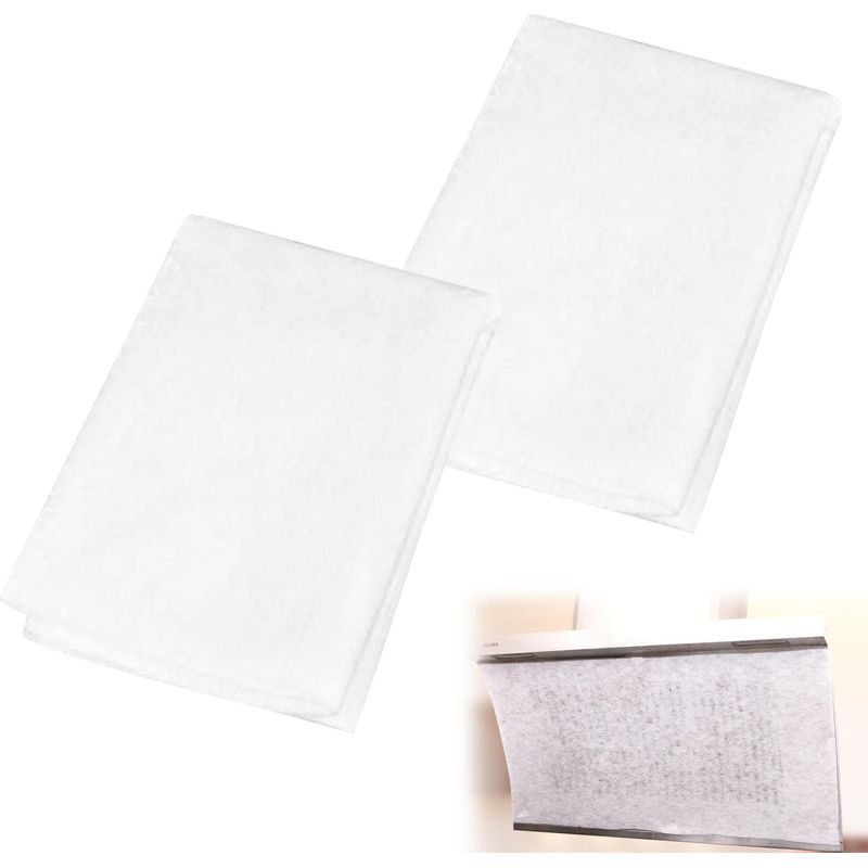 Filter Für Dunstabzugshaube, Fettfilter Aus Papier, Küchenhaubenfilter, Staubfilter Fettfilter Universal-mikrofilter Von Hoher Qualität, Zuschneidbar, 90 X 45 Cm, 2 Stück