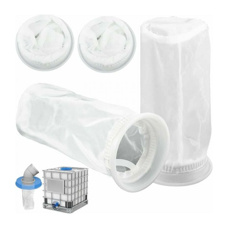 Satz Von 4 Ibc-nylonfiltern Für 1000-liter-ibc-regenwassertanks, Nylonfilter Mit Deckelanschluss Für Ibc-regenwassertanks