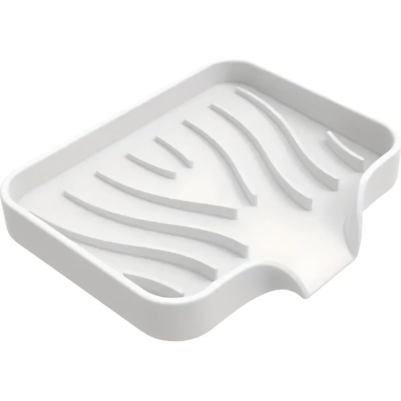 Hochwertiger Silikon-seifenspender – Rutschfestes Und Abtropfendes Design (weiß)