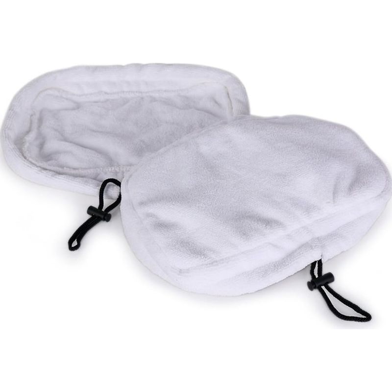 5er-set Universelle, Waschbare Mikrofaser-ersatzpads Für Dampfwischmopp, 27 X 16 Cm (weiß)