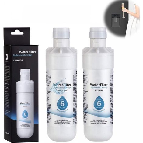 2er-pack Lt1000p/pc/pcs, Mdj64844601, Adq74793501, Adq7479350 Ersatz-wasserfilter Für Kühlschrank