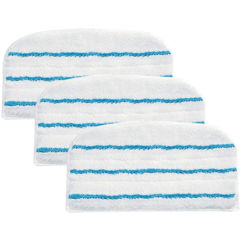 Zubehör Für Dampfwischer, 3 Mikrofasertücher Für Dampfreiniger, 17,5 X 30,5 Cm, Kompatibel Mit Dampfwischern Von Black+decker, Fsm1610, Fsm1630, Fsm1300, Smh1621 Usw., Fontainebleau