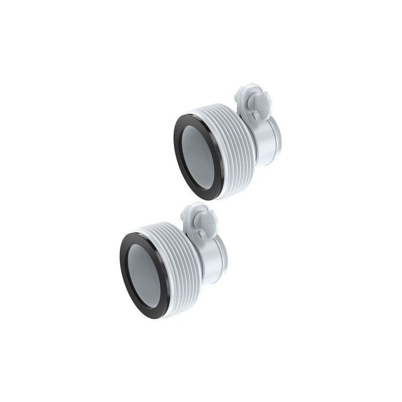 Schlauchadapter Typ B Für Pumpen, 2er-pack, Pool-schlauchadapter Für 1,5" Und 1,25" Anschlüsse