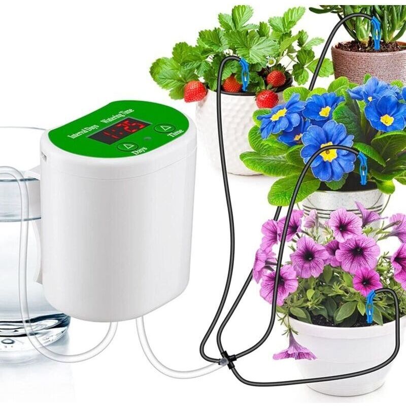 Automatisches Tropfbewässerungsset, Automatisches Bewässerungssystem Für Zimmerpflanzen, Usb-aufladbares Diy-bewässerungskit, Automatisches Bewässerungssystem
