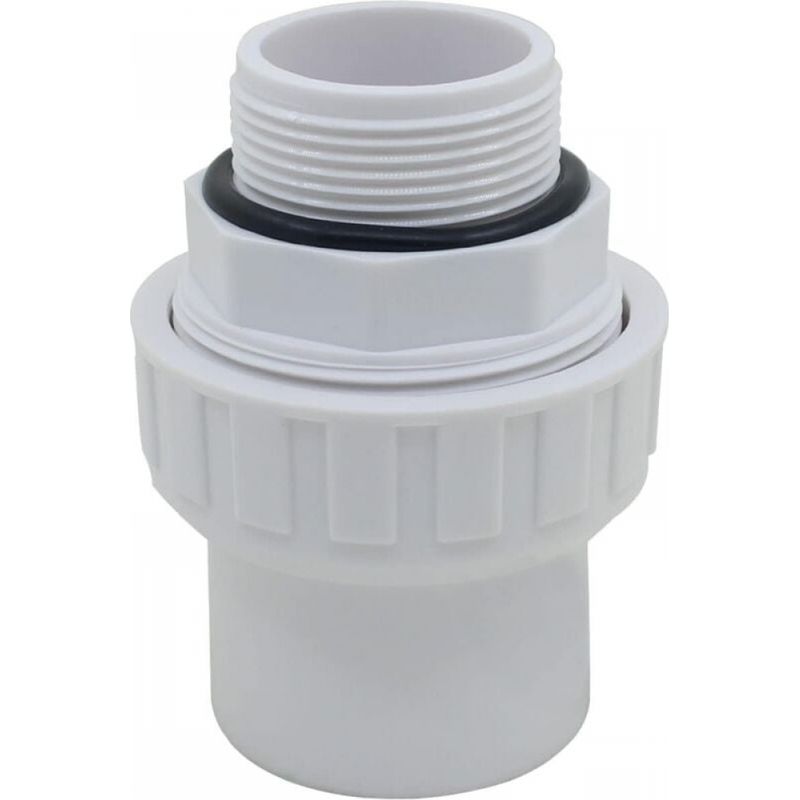 Verschraubte Pvc-übergangskupplung Zum Kleben, Mit Gewindeanschluss, Pvc-druckmuffe Für Pumpen Und Sandfilter Von Schwimmbädern, O-ring-dichtung