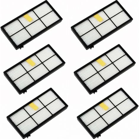 6er-set Ersatz-zubehörteile Und Filter Für Irobot Roomba 800er Und 900er Serie 850 860 861 866 870 880 890 900 960 980 981 985