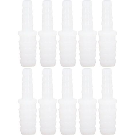 Kunststoff-rohrverbinder Mit Widerhaken, Reduzier-stück, Adapter, Schlauch-tülle, Kupplung, Verbindungsstück, Reparatur-verbinder, 10 Stück, Pe-umwandlungskopf 6-9 Mm