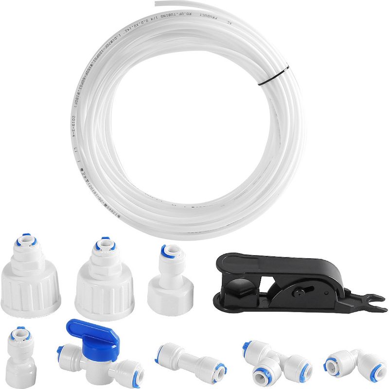 Wasserzufuhrschlauch, Universelles Kühlschrank-anschlussset, Wasseranschlusskit, Wasserfilterrohr Für Europäische/amerikanische Kühlschränke (20 M)