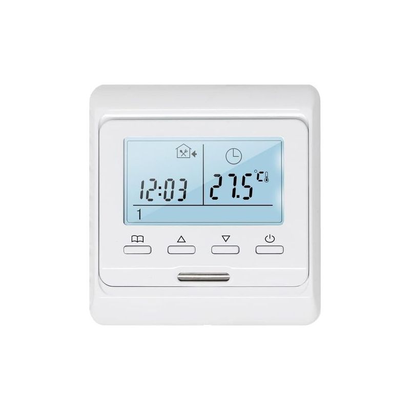 Programmierbarer Raumthermostat 3a Für Elektrische Fußbodenheizung (ohne Sensor)