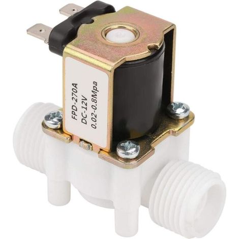 12v Magnetventil G1/2", Nc Normal Geschlossen, Kunststoffeintritt Für Luft Und Wasser, Maximale Zuverlässigkeit