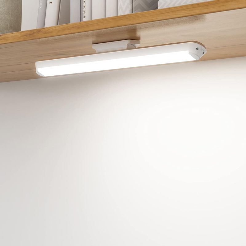 Dimmbare Led-schrankleuchte, 34 Cm, Touchgesteuerte Und Wiederaufladbare Wandleuchte, Einstellbare Kabellose Led-lichtleiste Für Unter Küchenschränke Mit 3 Beleuchtungsmodi