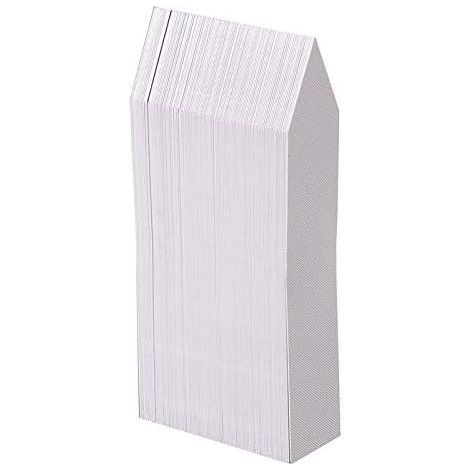 Kunststoff-pflanzenschilder, 100 Stück, Weiße Garten-kunststoffetiketten 10x2 Cm